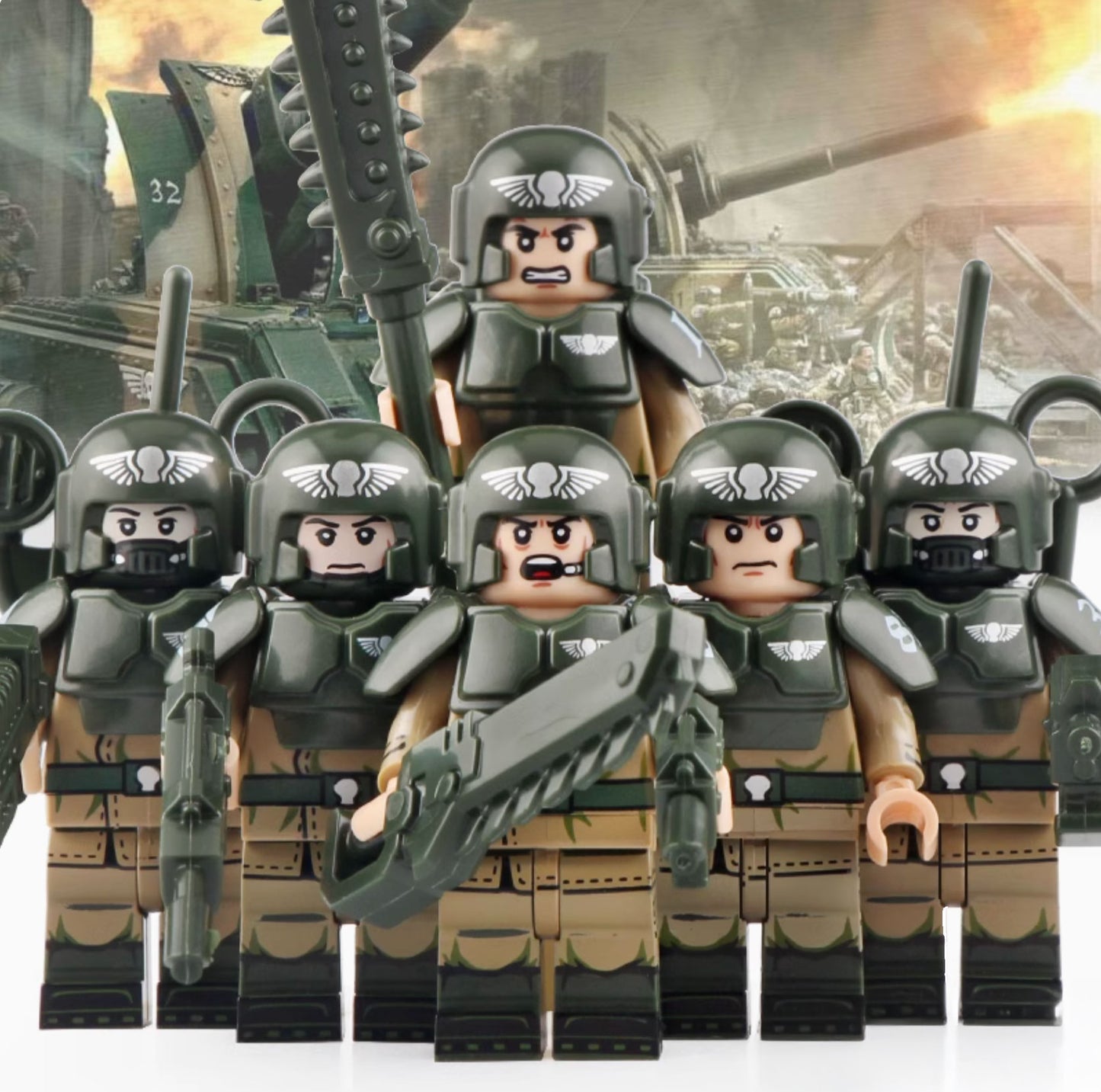 🎖️ Imperial Guard Minifigs – Defenders of the Imperium! 🎖️