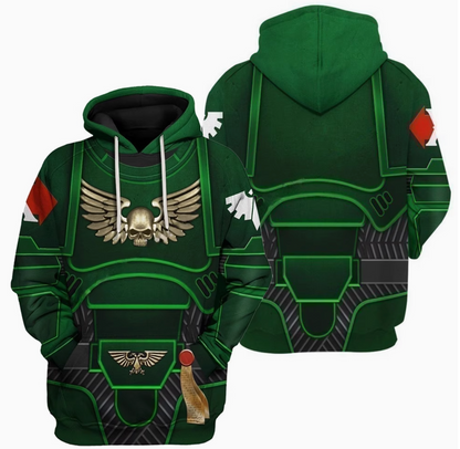 Dark Angels Apparel Set – Hoodie, Jacket, and Pants