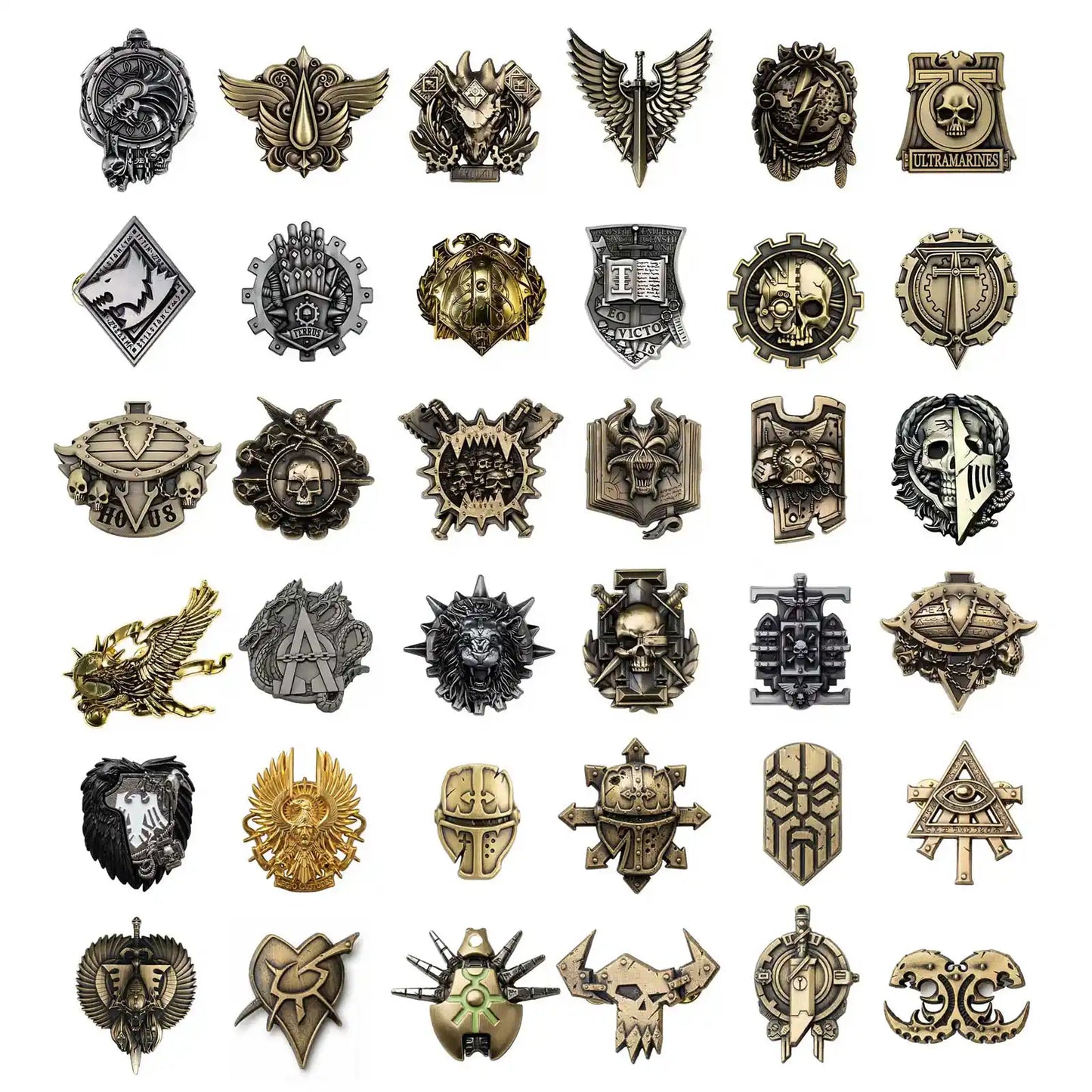 ⚡ Legion Icon Pins – Loyalists Set (12 Pins)
