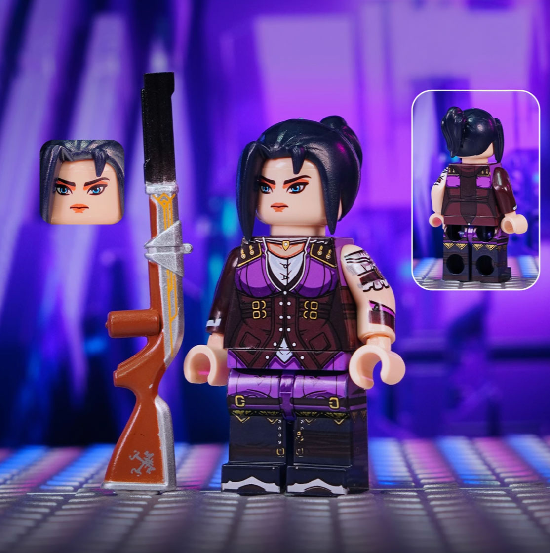 League of Legends Arcane Minifigure Set – 8 Collectible Figures