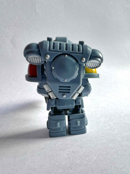 Custom Space Wolves Minifigure with Power Armor, Twin Bolt Rifles