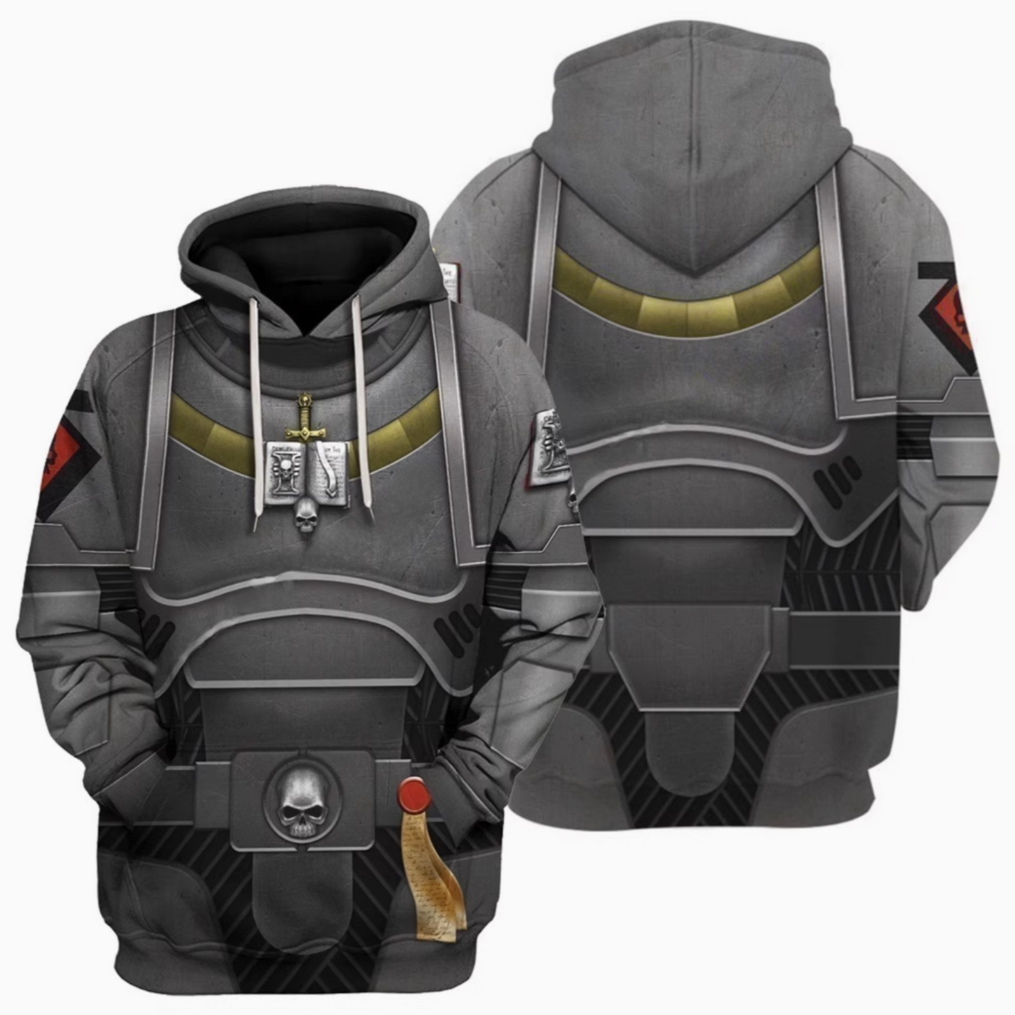 Grey Knights Apparel Set – Hoodie, Jacket, and Pants