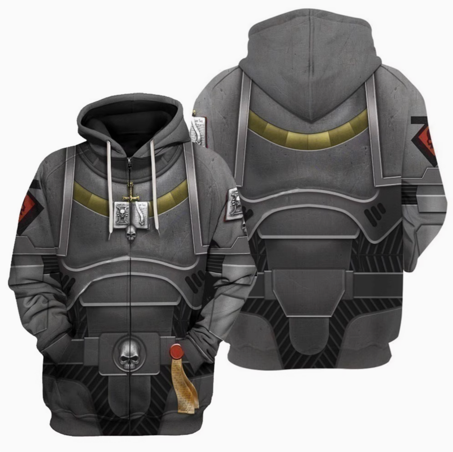 Grey Knights Apparel Set – Hoodie, Jacket, and Pants