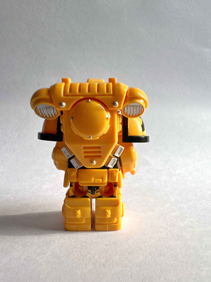 Custom Imperial Fists Minifigure with Power Armor, Bolt Pistol & Chainsword