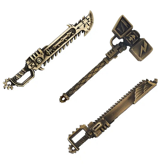 Keychains: Thunderhammer & Chainswords
