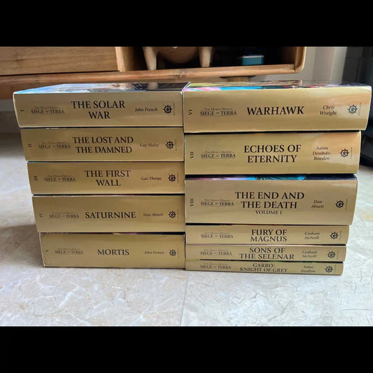 Siege of Terra Hardback Collection (11 Books) (Like New.. mostly)