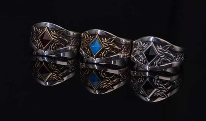 The Wolf King’s Oath – Space Wolves Sterling Silver Ring