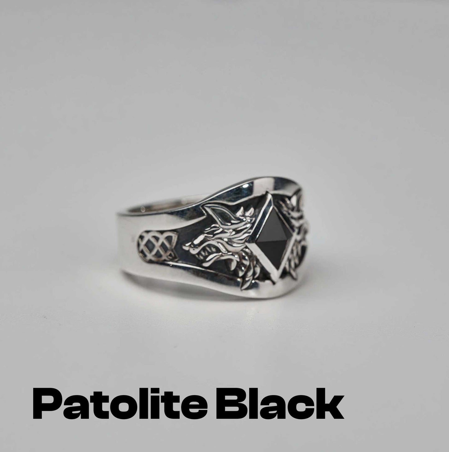 The Wolf King’s Oath – Space Wolves Sterling Silver Ring