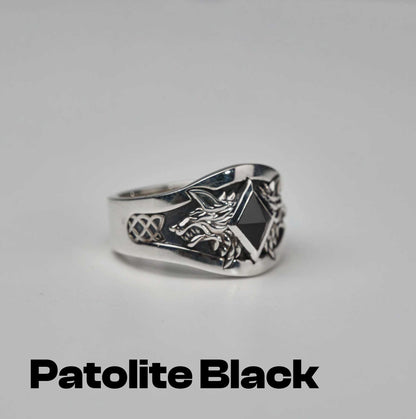 The Wolf King’s Oath – Space Wolves Sterling Silver Ring